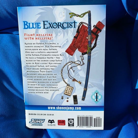 Anime Comics Blue Exorcist Volume 1 By Kazve Kato ExcellentCondition - Picture 2 of 12